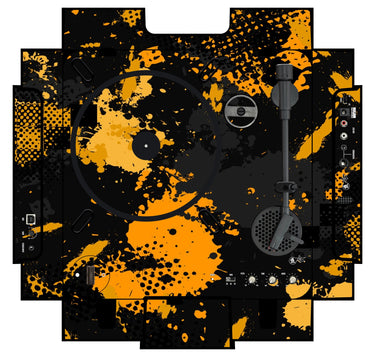 Numark PT 01 incl. Sides Skin Conflict Yellow